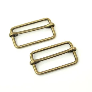 1-1/2 inch Slider Buckles (Set of 2) - Antique