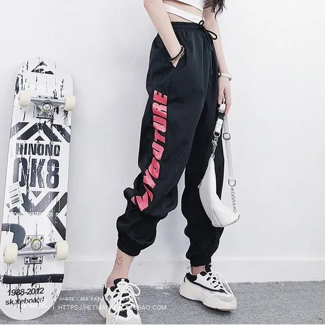 2021 New!!! Ladies Baggy Harem Pants High Waist Long Harajuku Trousers Sizes S - 5 XL