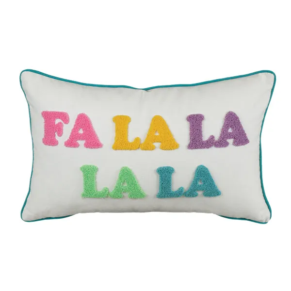 20" Fa La La La La Rectangle Pillow