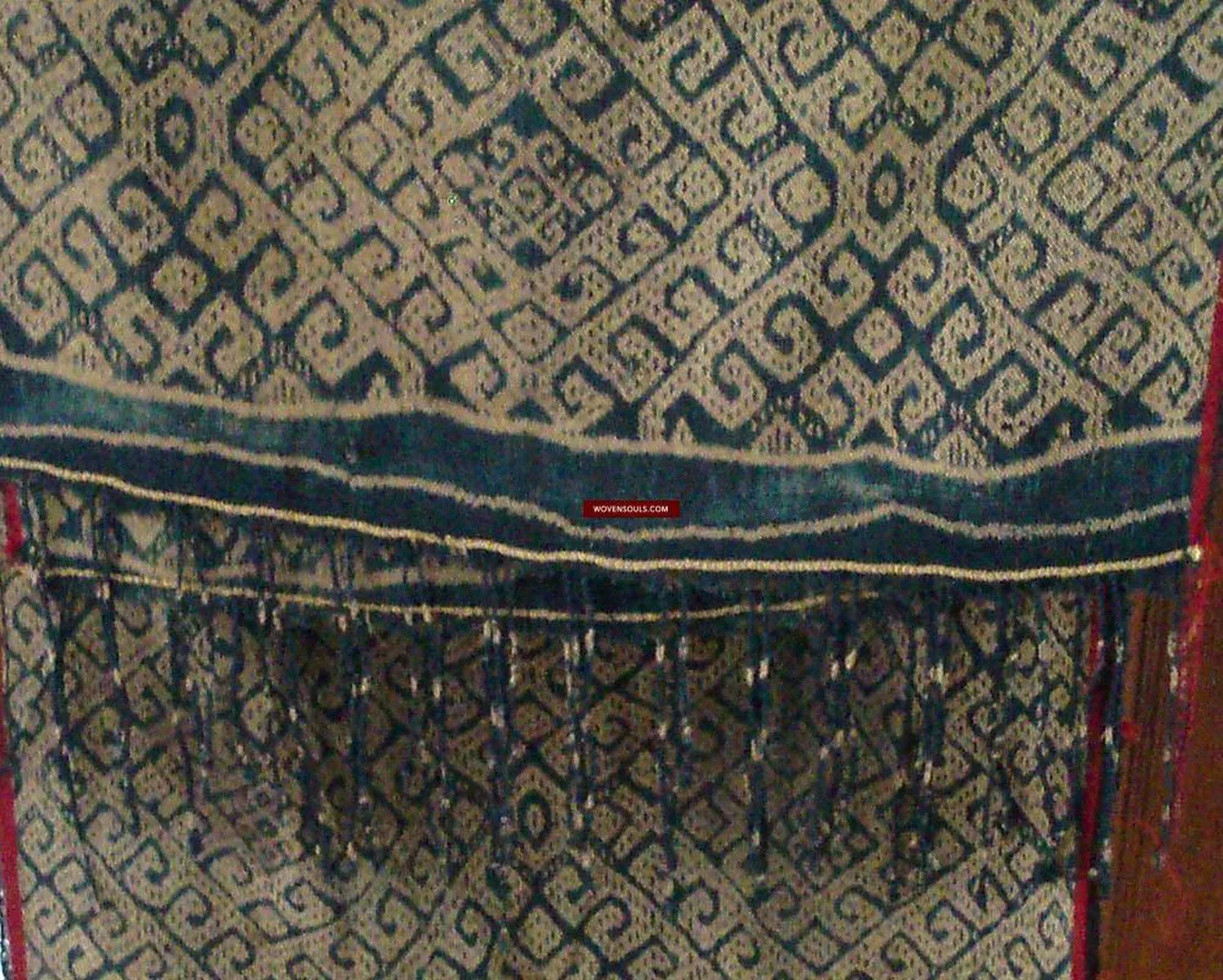 218 Superb Antique Geometric Ikat from Timor - SOLD