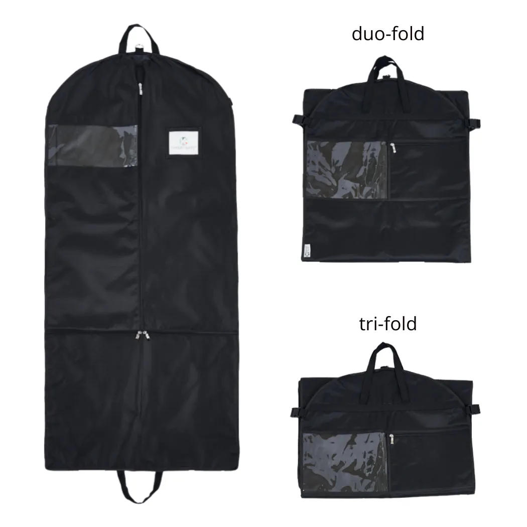 52" Waterproof Garment Bag with Accessory Bag - Raven Black