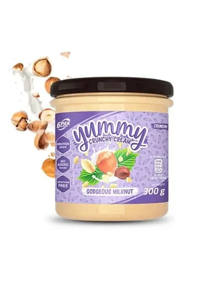 6Pak Yummy Cream 300G Gorgeous Milknut