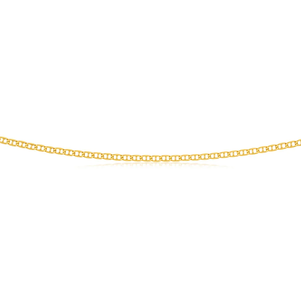 9ct Superb Yellow Gold Silver Filled Anchor Chain