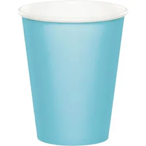 9oz Pastel Blue Paper Cups (8ct)