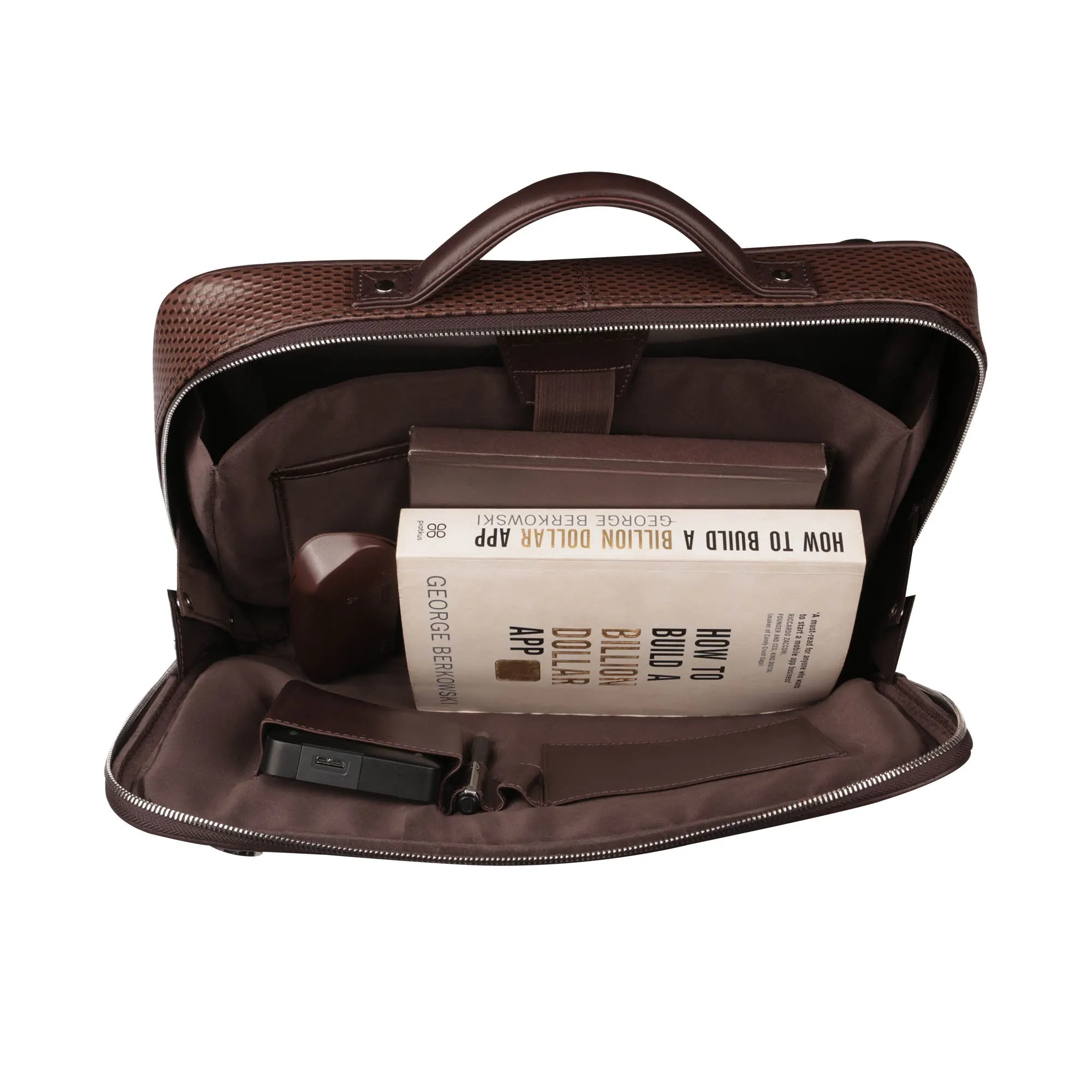 Accord | Leather Portfolio Bag | 100% Genuine Leather | For Office Use | Colour - Black & Brown