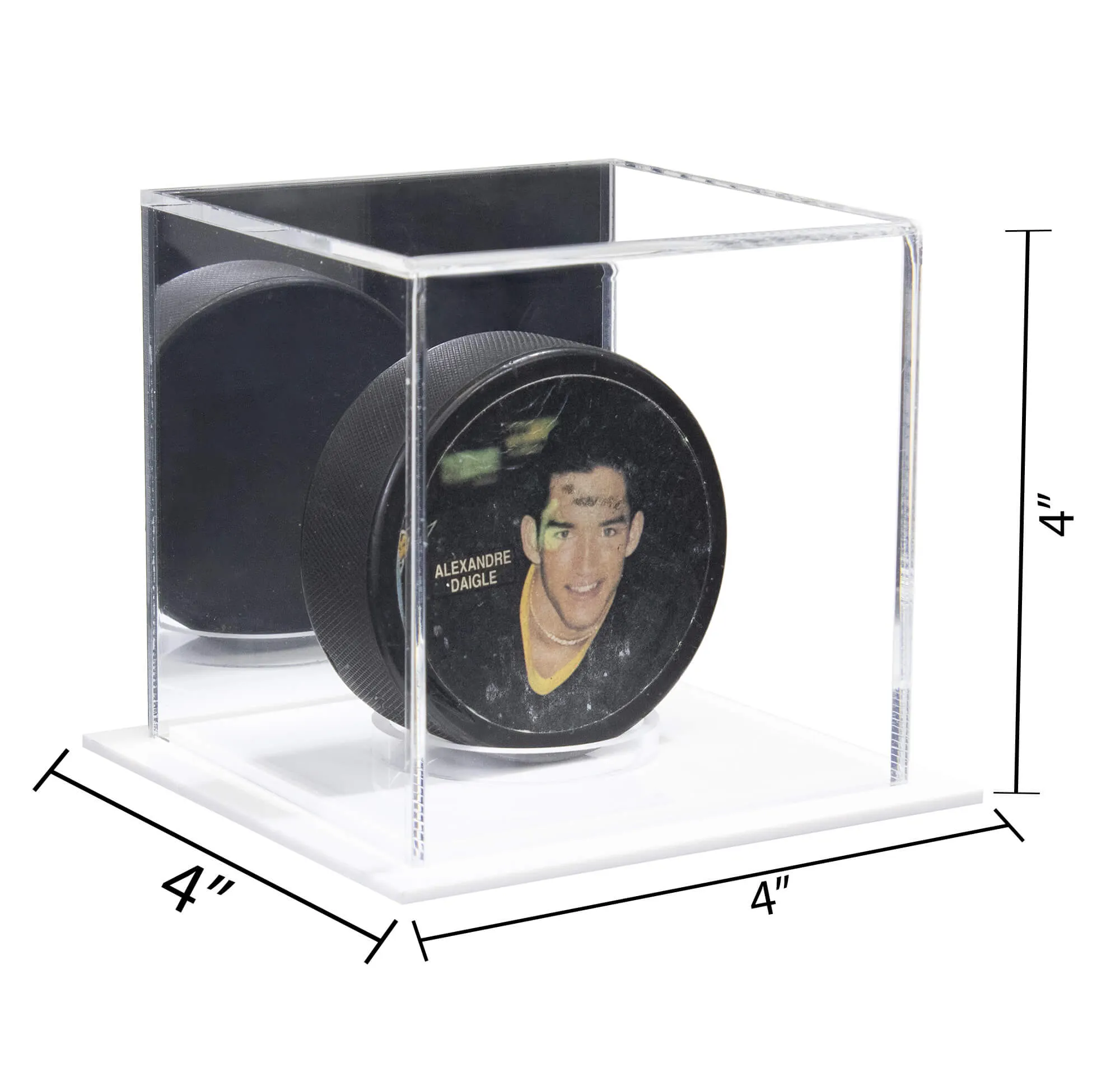 Acrylic Hockey Puck Display Case (B23/A057)