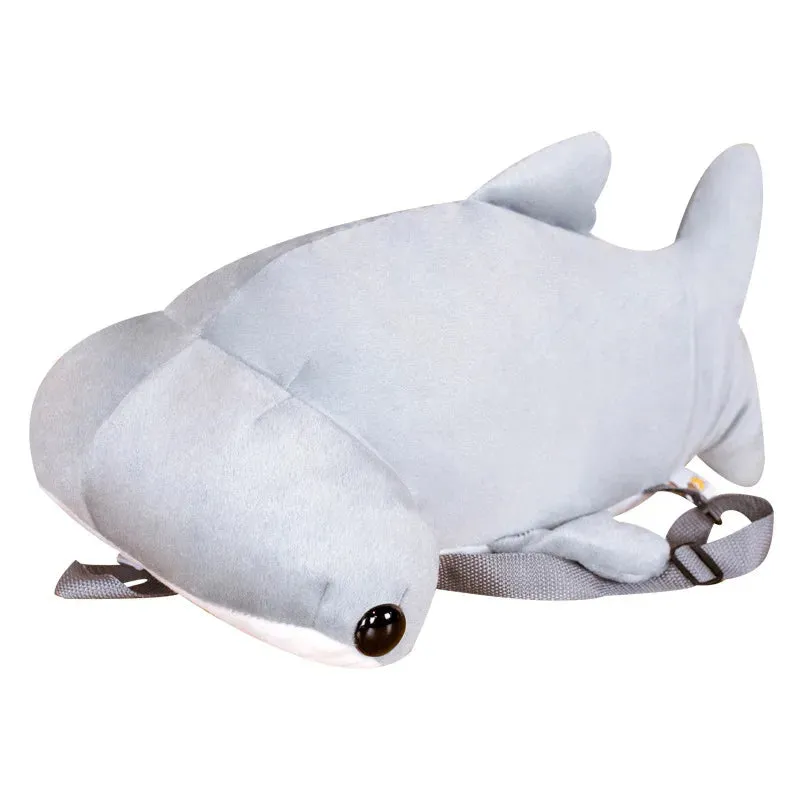 Adorable Hammerhead Shark Plush Backpack for Kids - Soft & Safe!