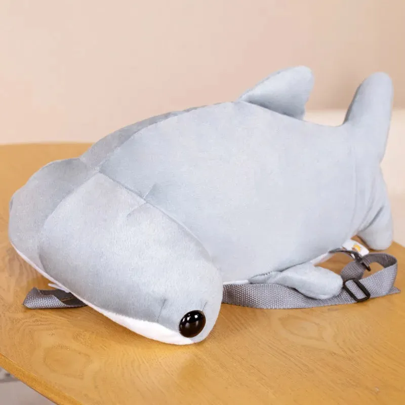 Adorable Hammerhead Shark Plush Backpack for Kids - Soft & Safe!