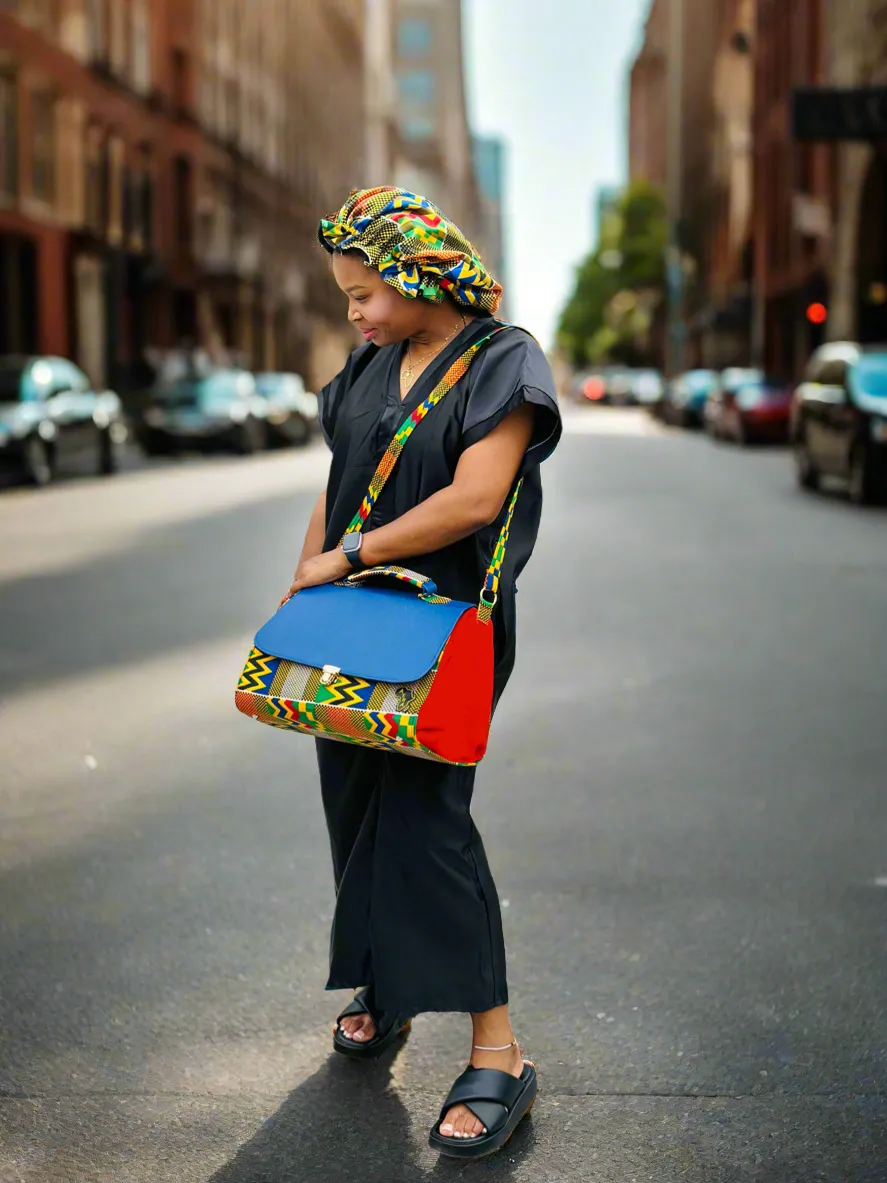 African (Kente) print bag