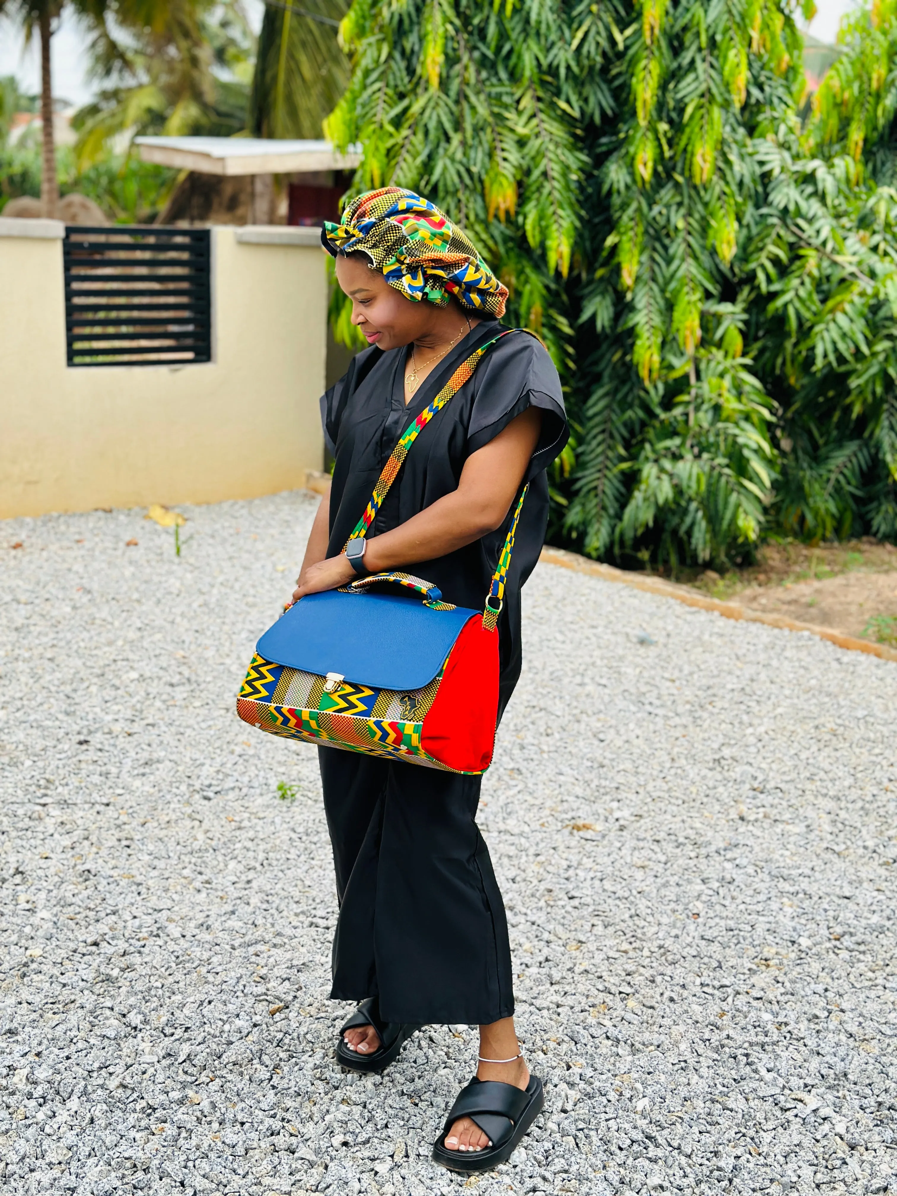 African (Kente) print bag