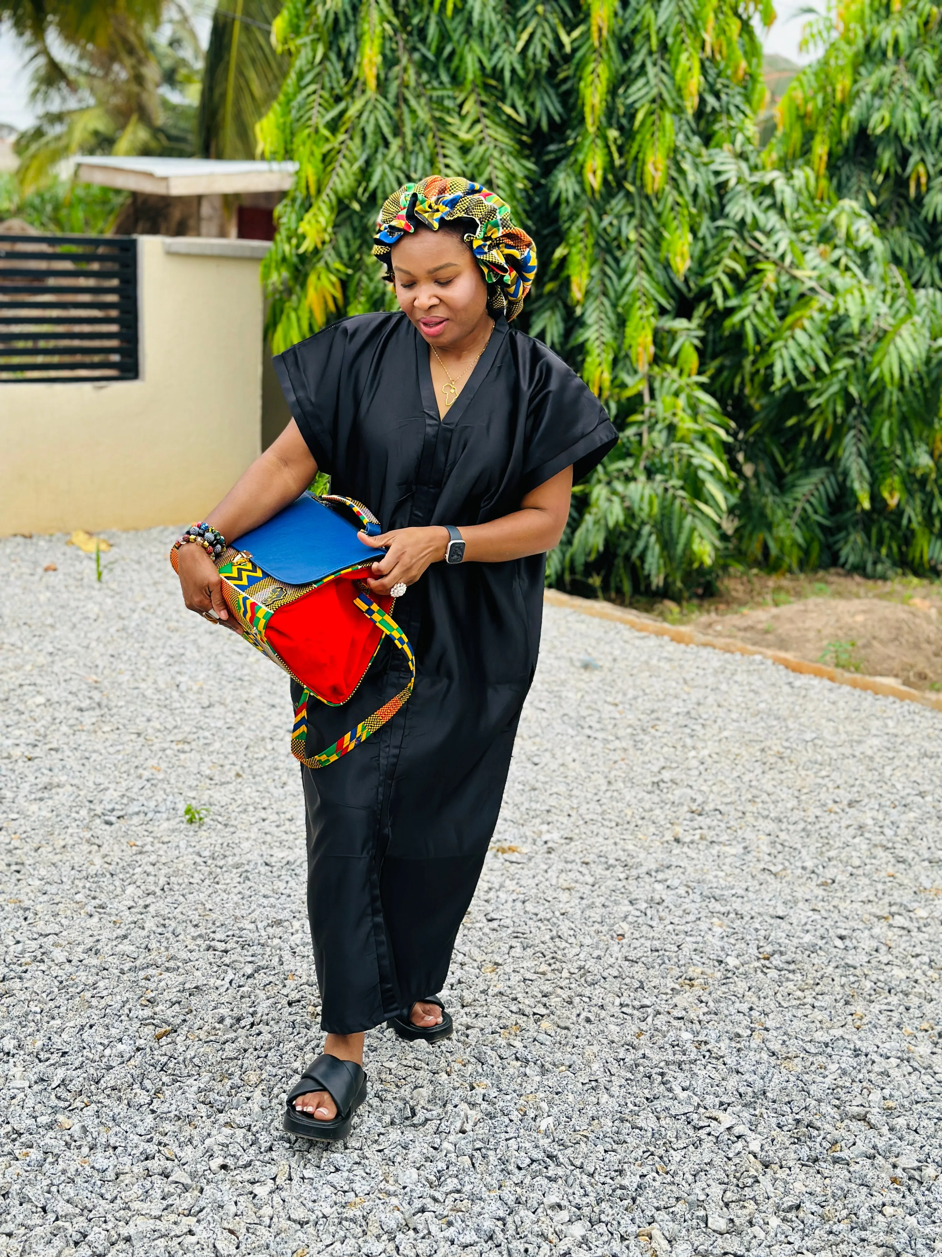 African (Kente) print bag