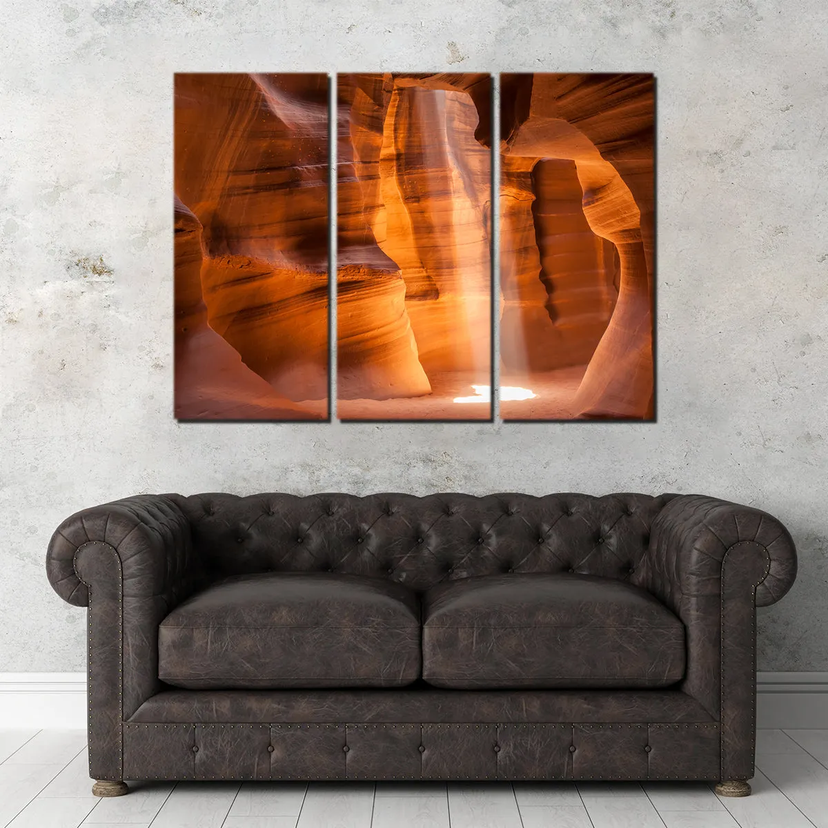 Antelope Canyon Gorgeous Lightbeam Wall Art