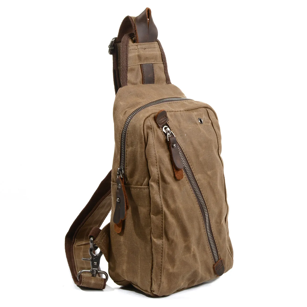 Arxus new mini canvas chest bag dual-use chest bag casual multi-function men's small backpack