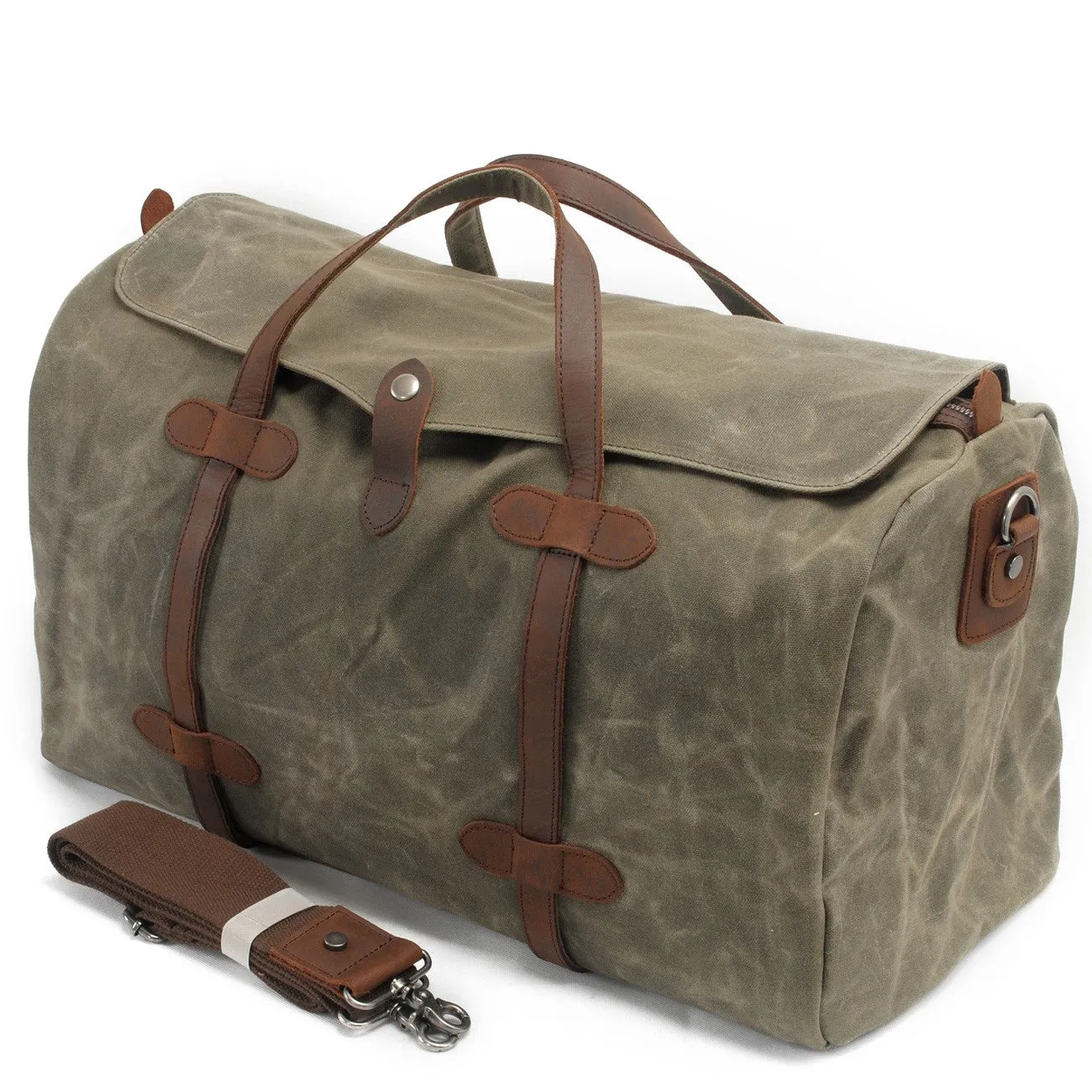 Arxus New Vintage Wax Canvas Luggage Bag