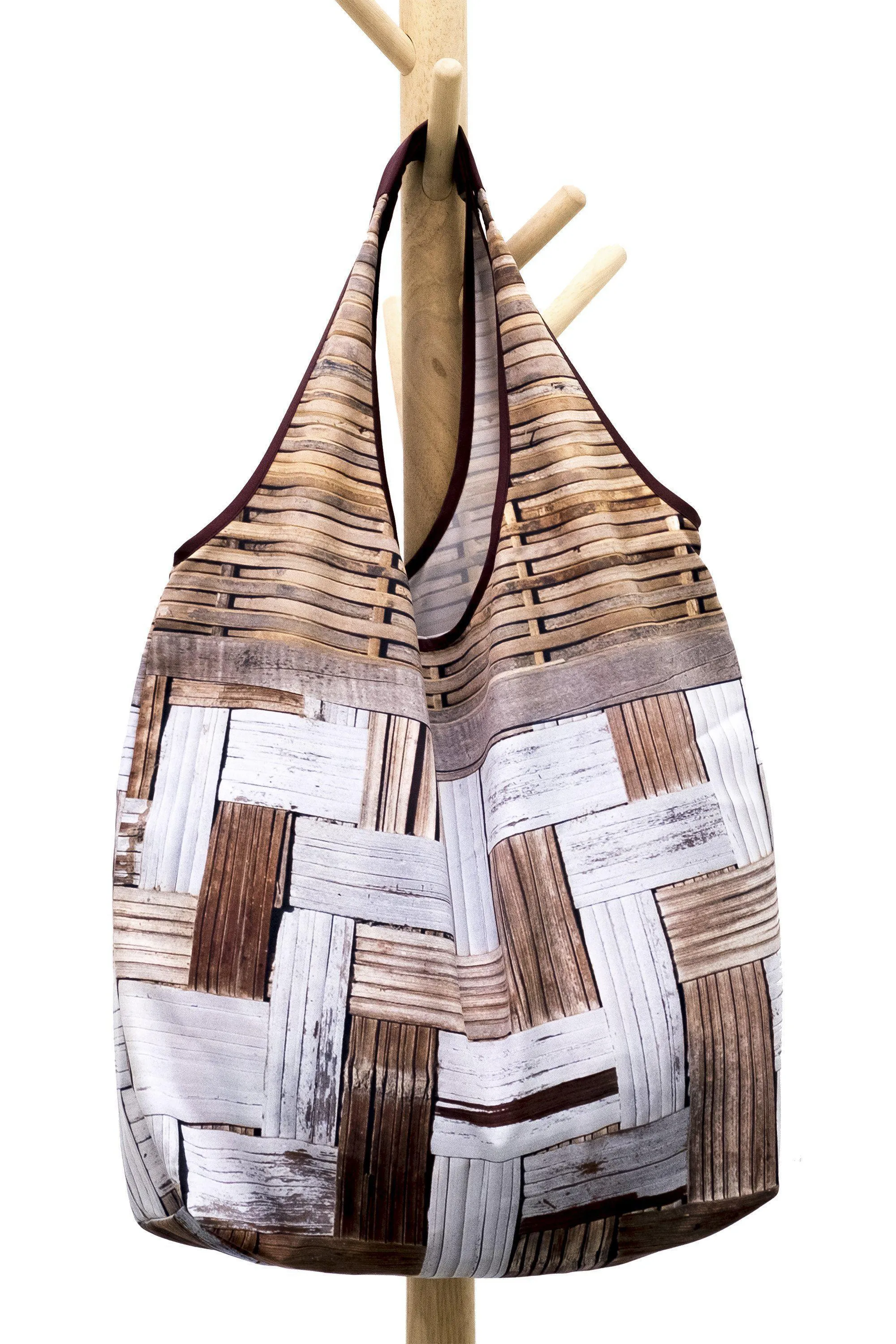 Bamboo Wall Foldable Tote Bag