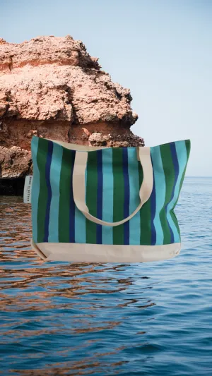 Beach bag blue