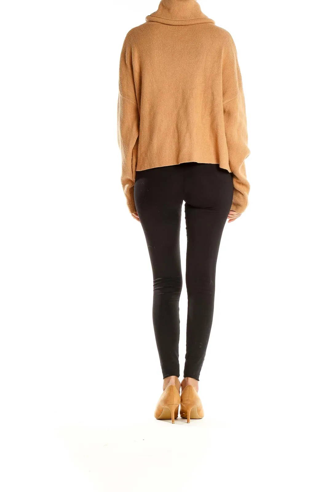 Beige Chic Highneck Sweater