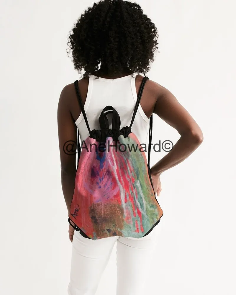 Bird of Paradise Canvas Drawstring Bag