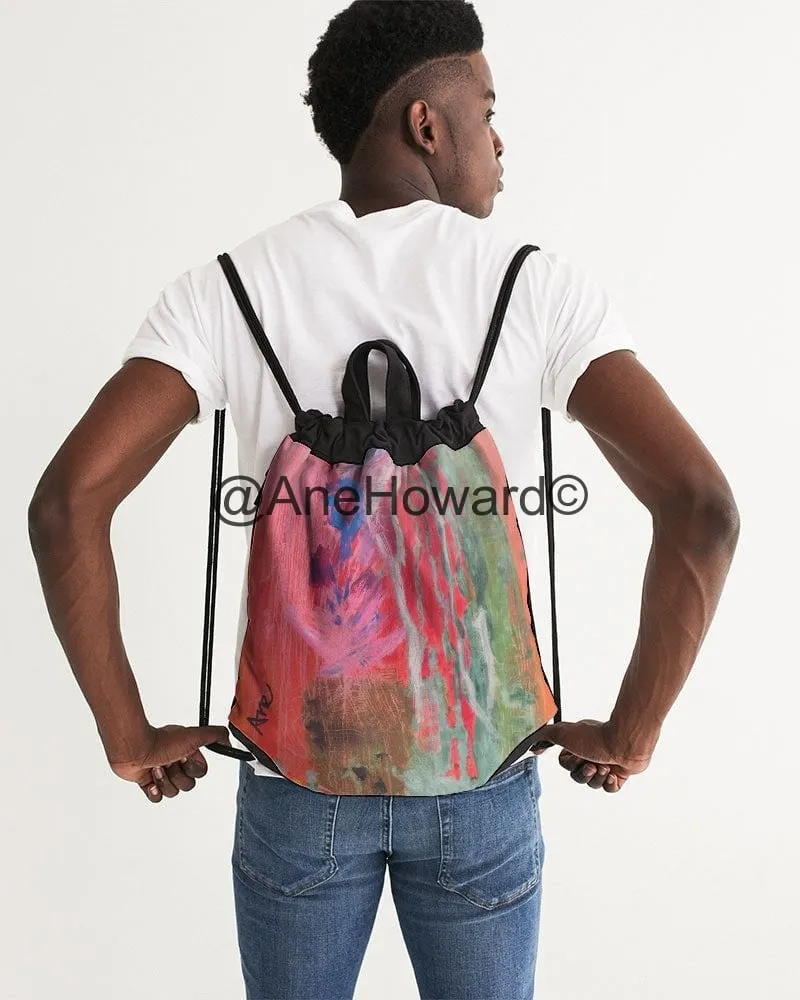 Bird of Paradise Canvas Drawstring Bag