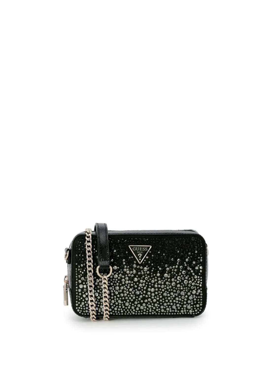 Black Lua Glitz Mini Crossbody Bag