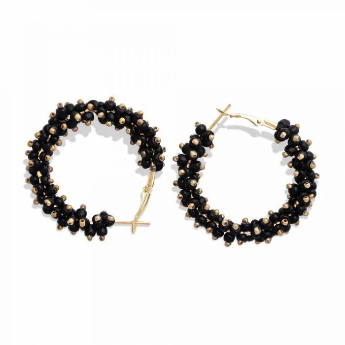 Black Nest Earrings