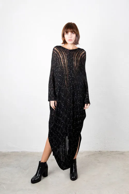 Black Oversized Kaftan Dress