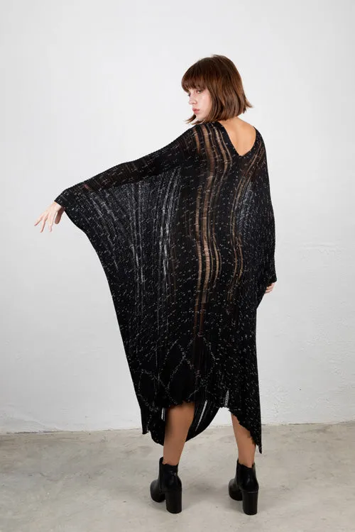 Black Oversized Kaftan Dress