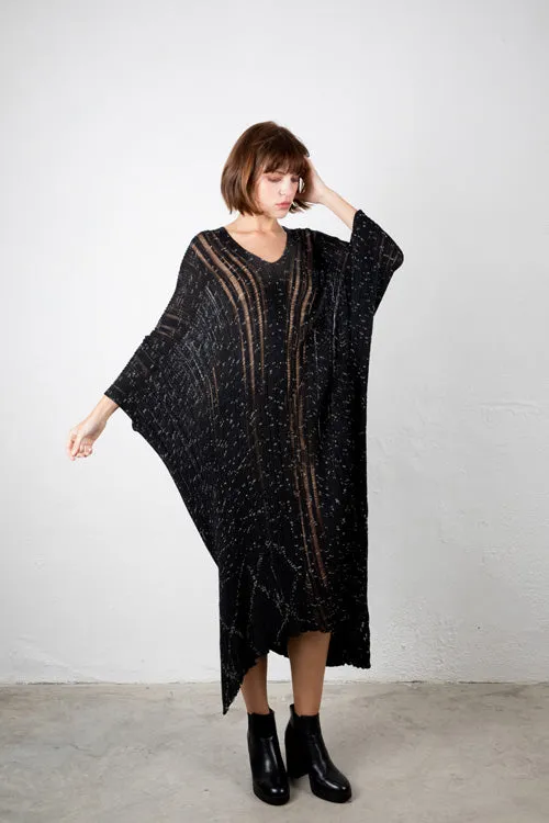 Black Oversized Kaftan Dress