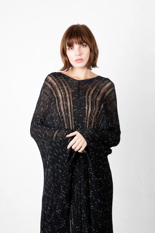 Black Oversized Kaftan Dress