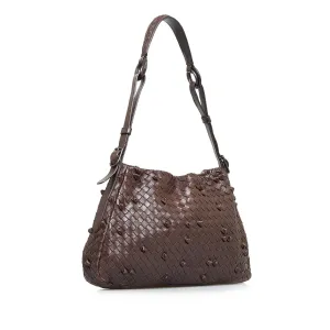 Bottega Veneta Intrecciato Nappa Naruto Knot Shoulder Bag (SHG-spvIVO)