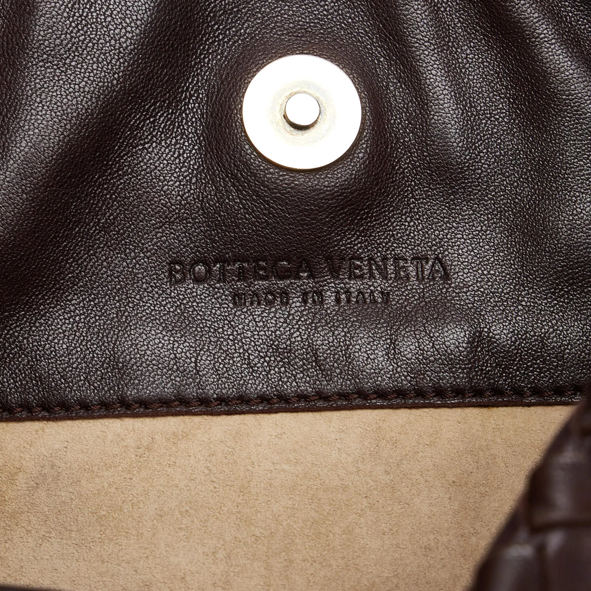 Bottega Veneta Intrecciato Nappa Naruto Knot Shoulder Bag (SHG-spvIVO)