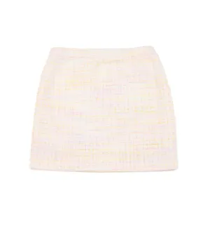 By Debra Girls Pastel Tweed Straight Skirt