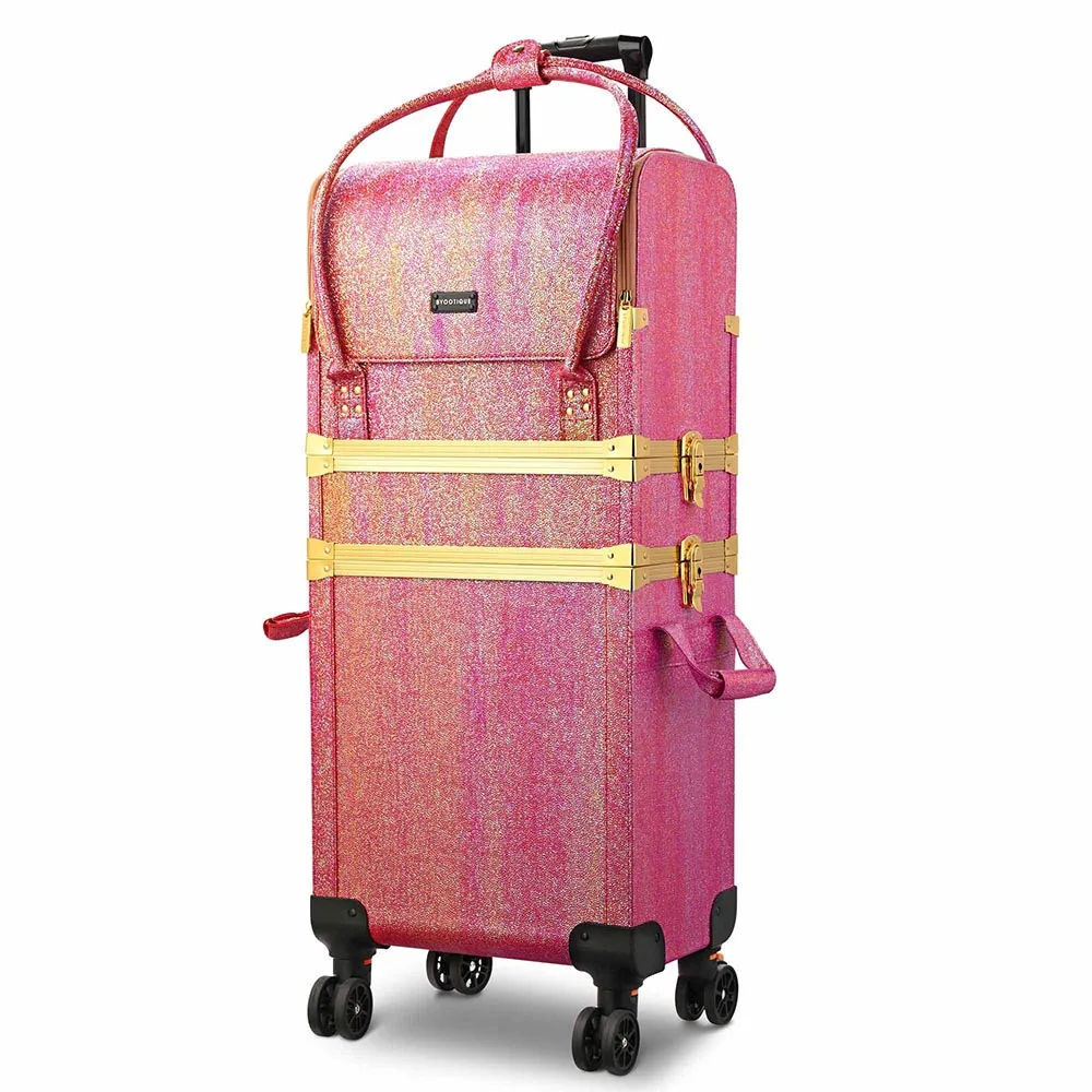 Byootique Explore 3in1 Rolling Makeup Artist Trolley Case