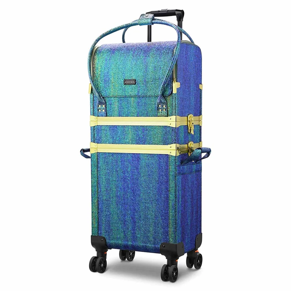 Byootique Explore 3in1 Rolling Makeup Artist Trolley Case