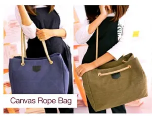 Canvas Rope Bag