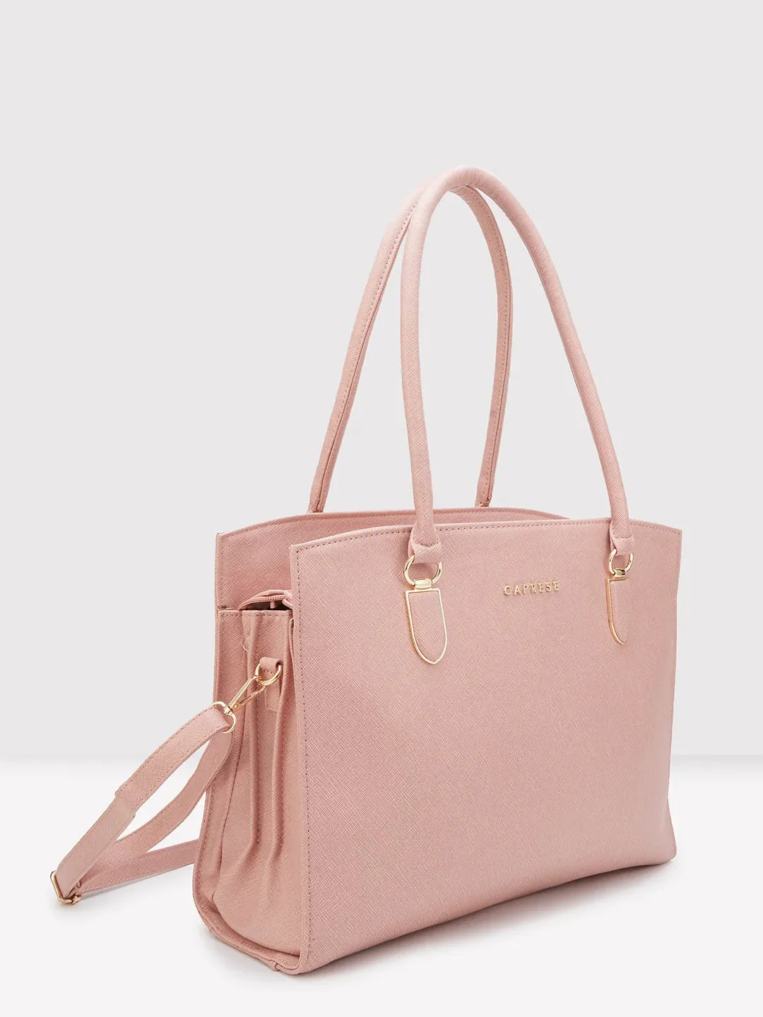 Caprese Demi Laptop Satchel Extra Large Blush