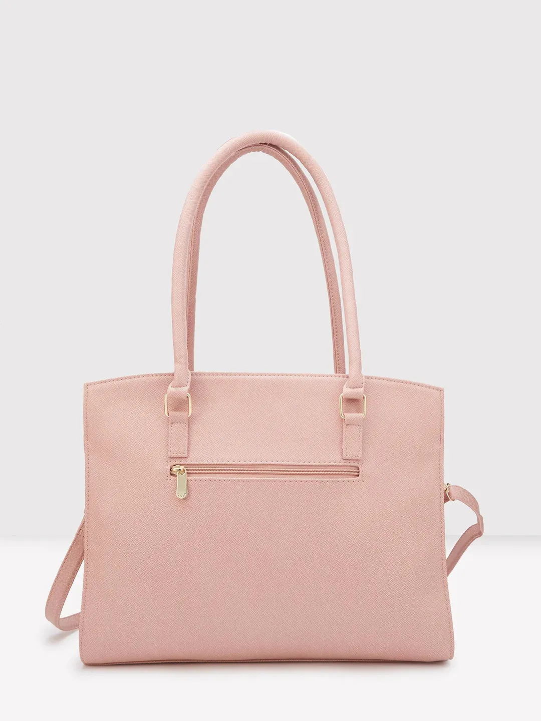 Caprese Demi Laptop Satchel Extra Large Blush