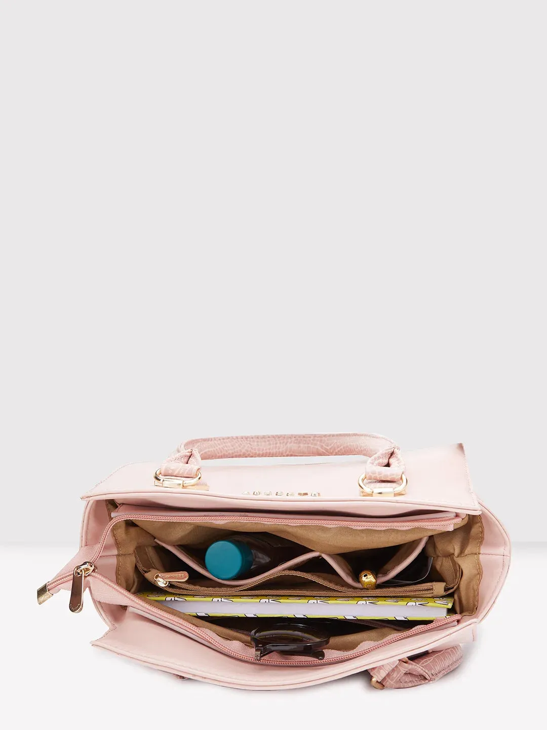 Caprese Demi Laptop Satchel Extra Large Blush