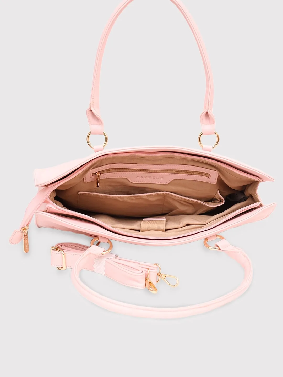 Caprese Sienna Laptop Bag Large Blush