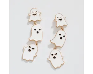 Cascading Enamel Ghosts Earrings