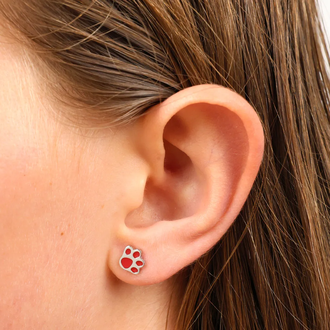 Cat Lover - Sterling Silver Studs - Hello Gorgeous (8717-F)