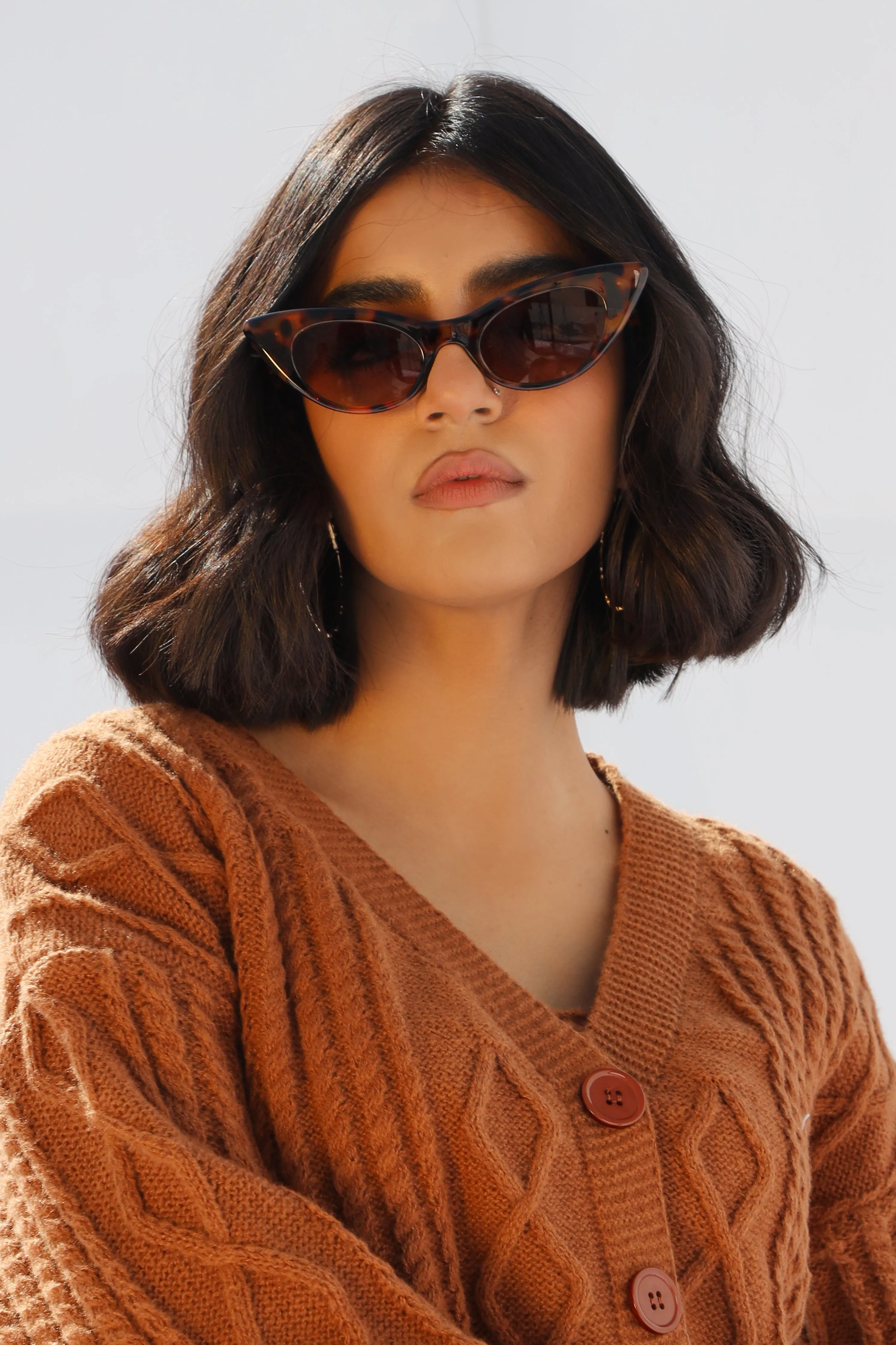 Catty Chic Sunglasses Tortoise