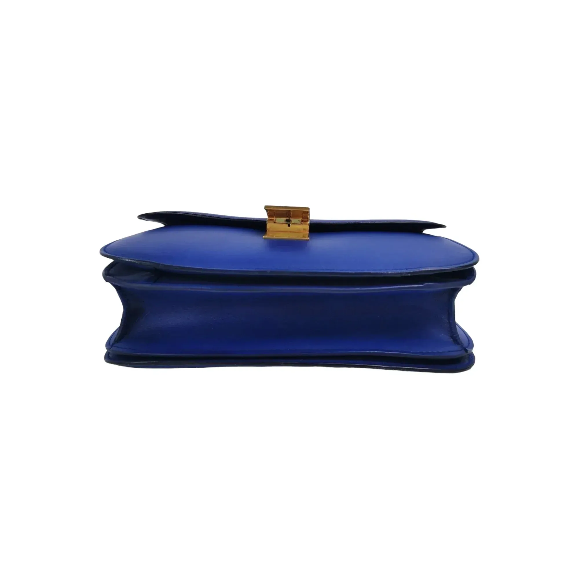 Celine Classic Box Medium Blue Calfskin