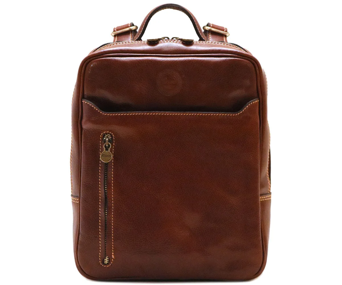 Cenzo Leather Backpack