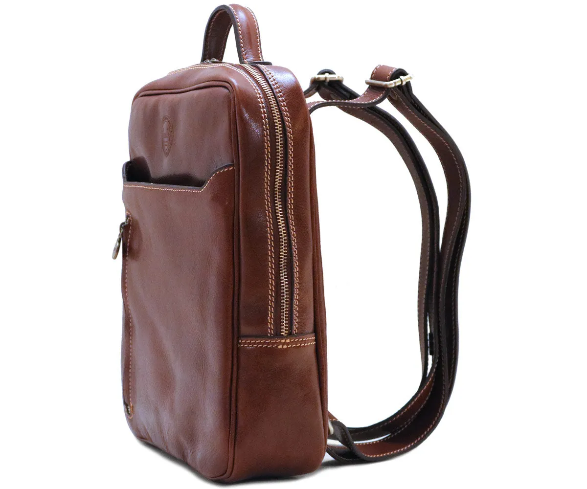 Cenzo Leather Backpack