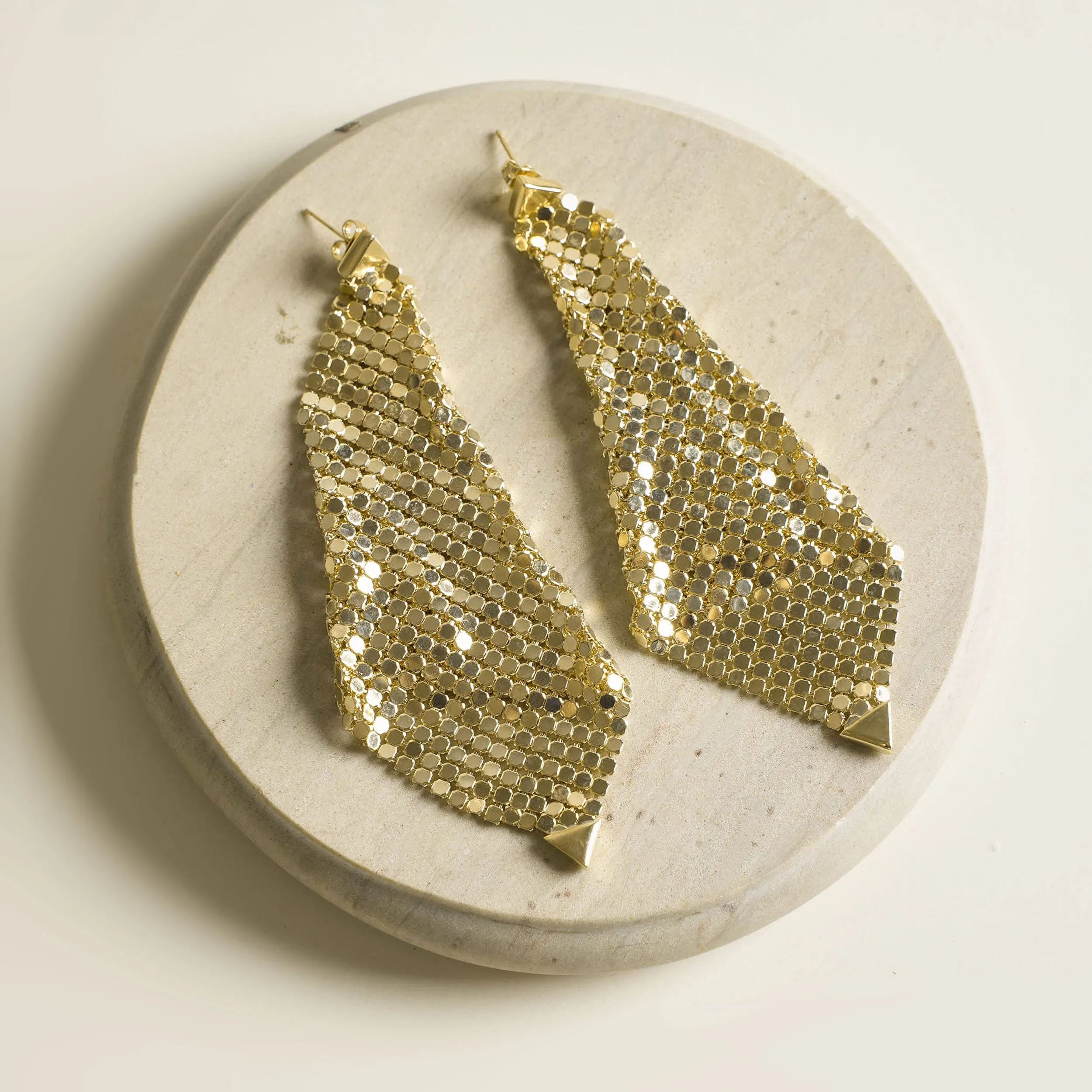 Chainmail Draped Earrings