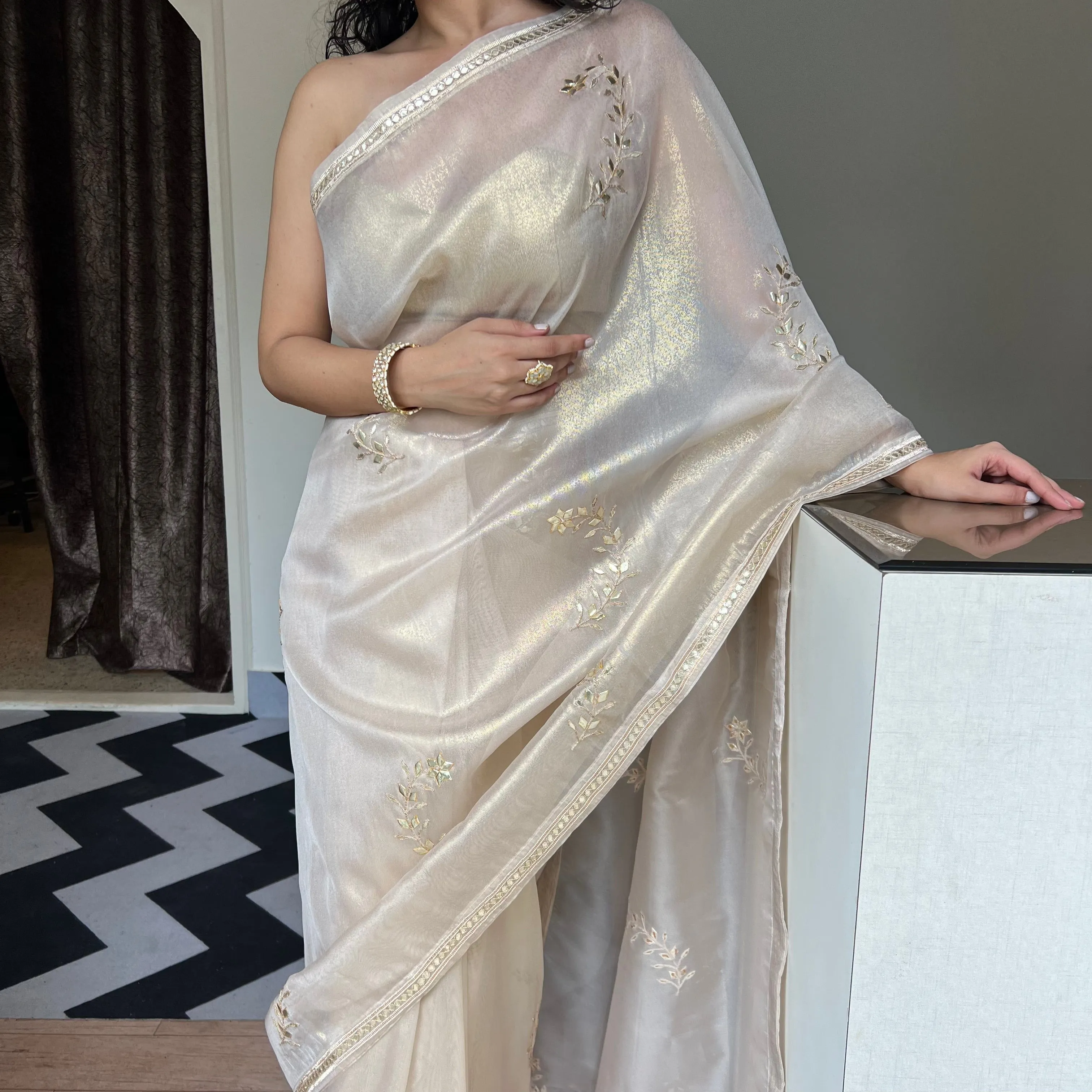 Chalk Chic Saree