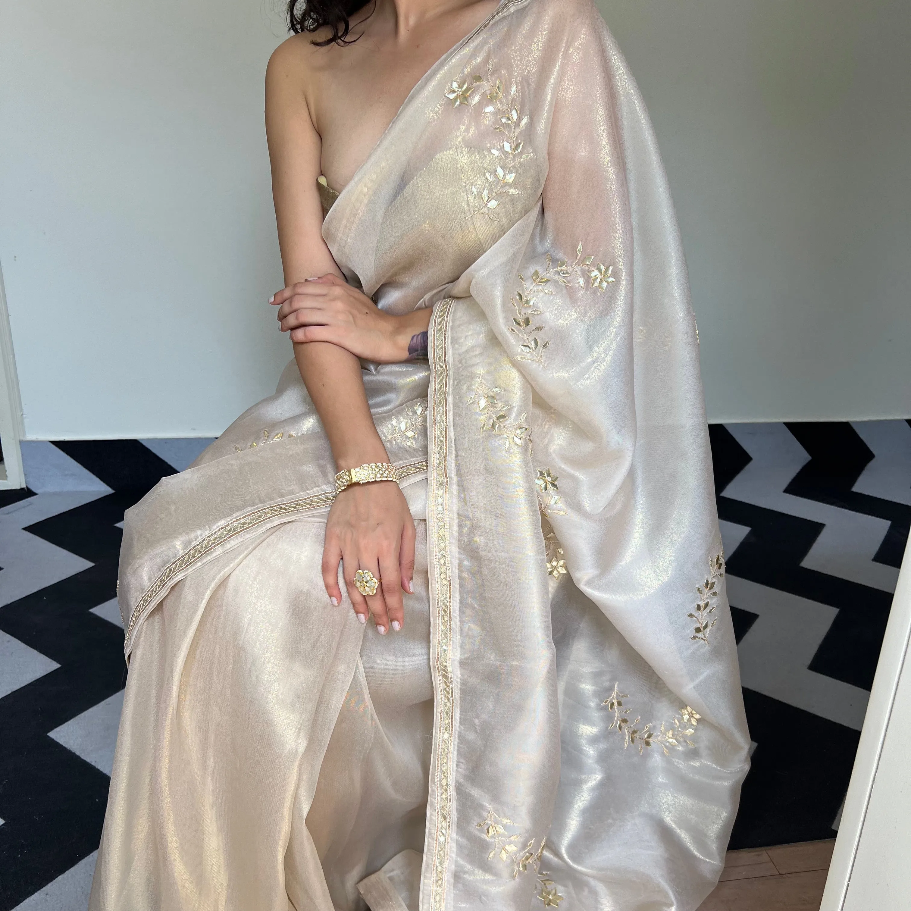 Chalk Chic Saree