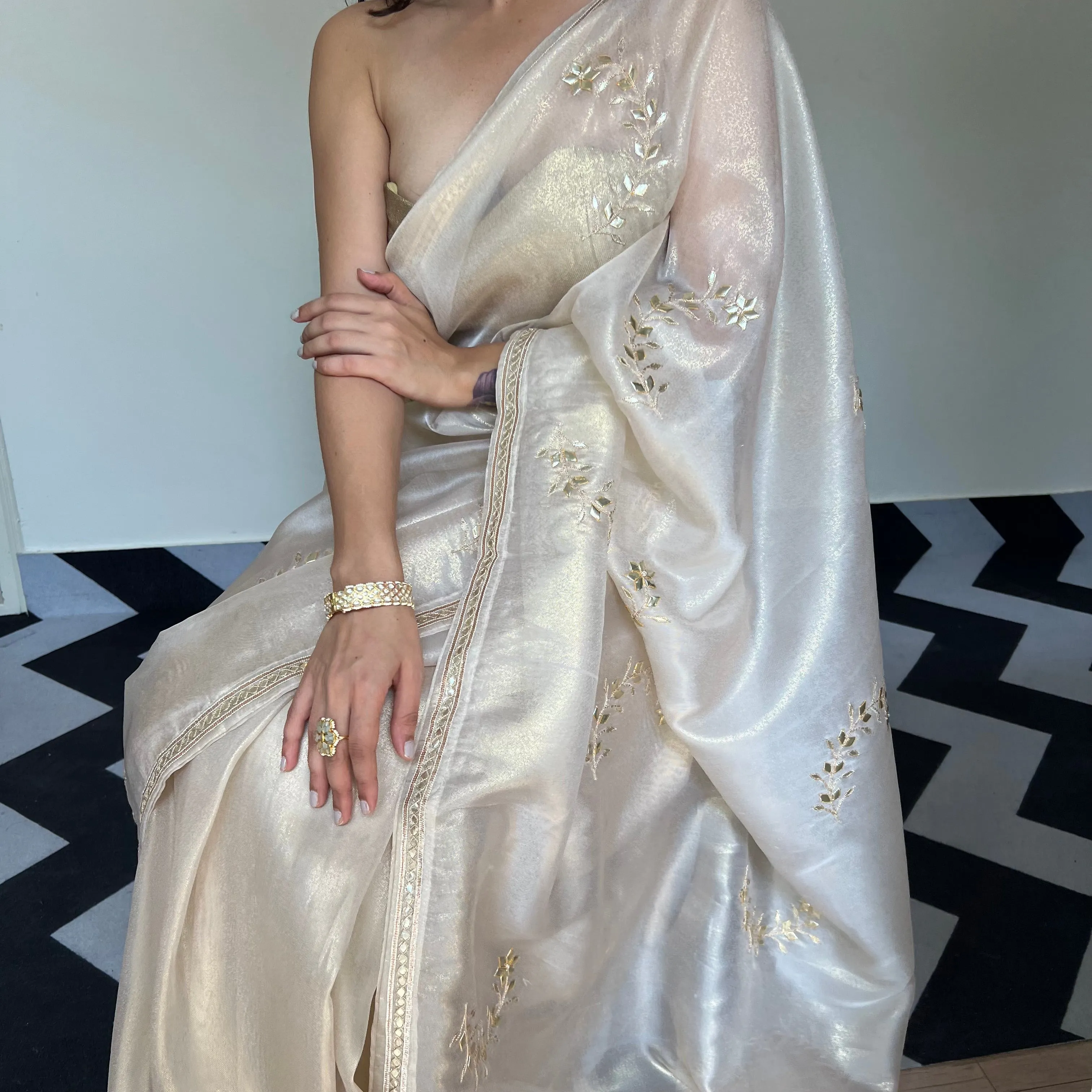 Chalk Chic Saree