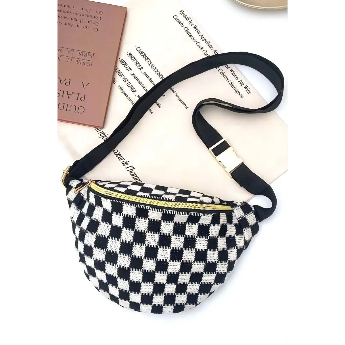 Checkered CrossBody   Sling